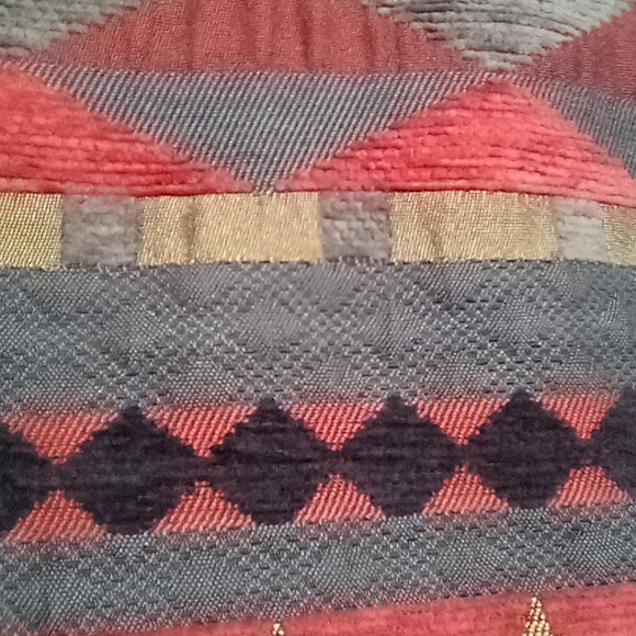 Vintage 80s  Imported Fabric Tapestry Bolero Jacket - Picture 16 of 16